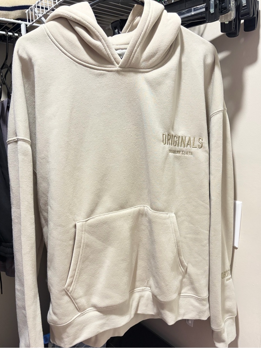 Brooklyn Cloth Cream Hoodie Sweatshirt